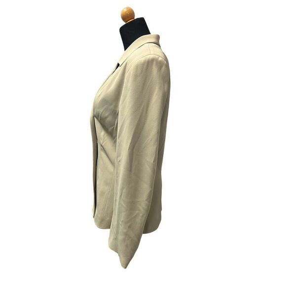 SILK SALVATORE FERRAGAMO VINTAGE DOUBLE BREASTED BLAZER WITH GOLD HEEL BUTTONS - Picture 7 of 9